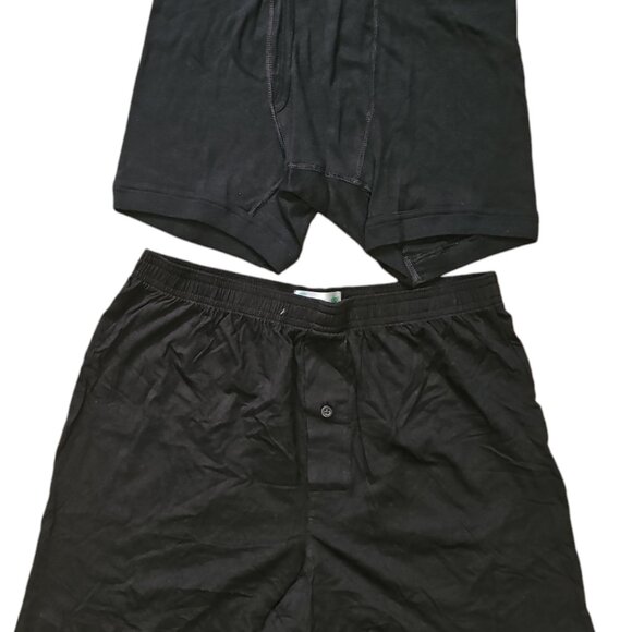 dip Other - DIP Men's Pack of 2 Underwear and Short Pajama Cotton Black Size M